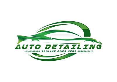 Auto Detailing Logo Design Template car polish logo