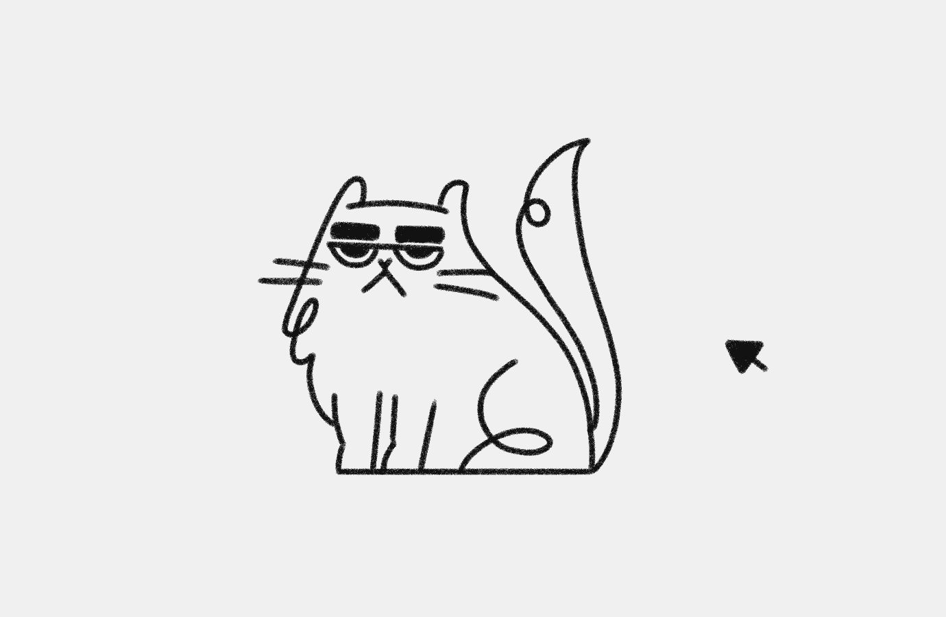 Makeover 💅 2d adobe illustrator animal animation art cat character character design clean design digital art hand drawn illustration logo ui witty