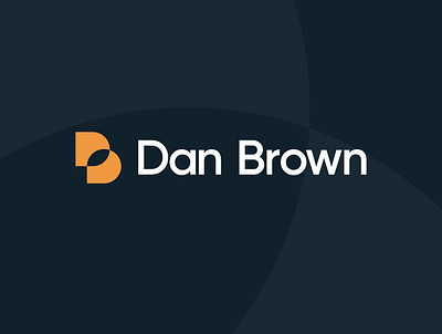 Dan Brown - Logo design accountant b brand design branding d db design finance graphic design identity logo marque monogram orange pattern speech