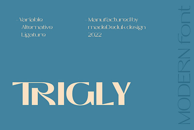 Trigly - Modern Sans Family display sans modern sans typography