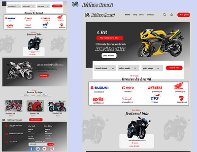 Rider Roost web design app design appdesign branding design figmadesign ui uiux uiux design web design