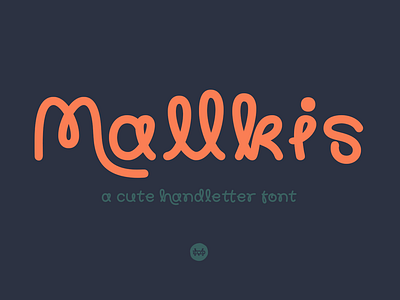 Mallkis - Display Font popularfont weddingfont