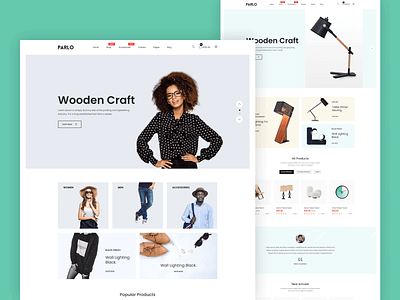 Fashion, Furniture Store HTML Template - Parlo shopping
