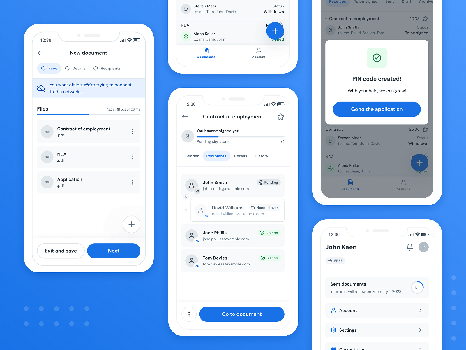 Autenti - mobile app by Grzegorz Barwiński for Autenti on Dribbble