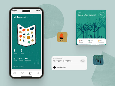 Passaporte Natura, how we gamified exploring the world. app case study clean design illustration interface mobile mobile app mobile design nature qr code significa ui ux