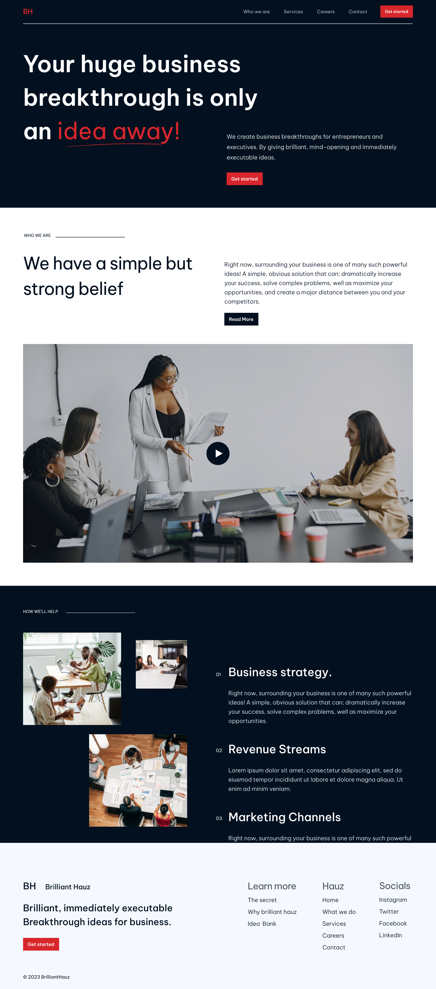 Marketing firm website design ui ux web design