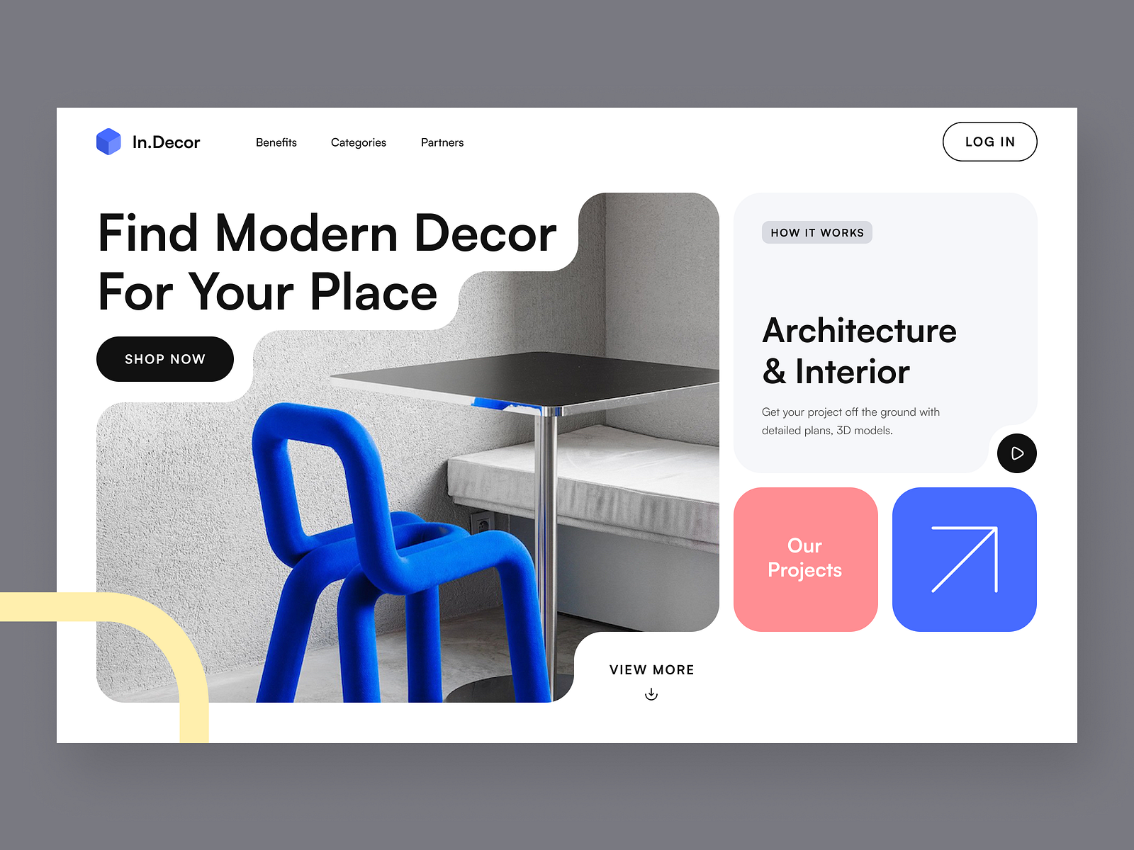 Design Studio Concept by Sergii Shlykov for Evestar Agency on