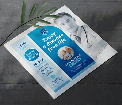Get well Medical Flyer branding business doctor flyer graphic design health life medicine print template
