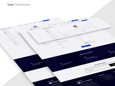 User Dashboard UI business dashboard design landing page ui user dashboard ui ux