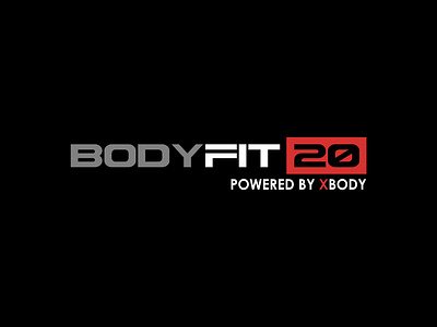 BodyFit 20 Logo anjana kalpa brand identity branding creative logo design fitlife fitness logo gym gym logo gym machine logo gymlife logo motivation powerful logo strong logo