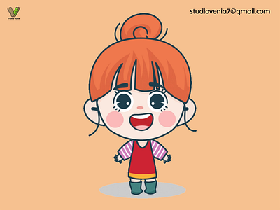 Animate loop 2d cartoon character or picture - Cute Girl animatedgif cartoon character dribbble giphy loop 2d