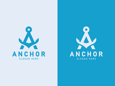 Anchor - Logo Design app logo branding creative logo design illustration logo logo design logo designer minimalist logo symbol