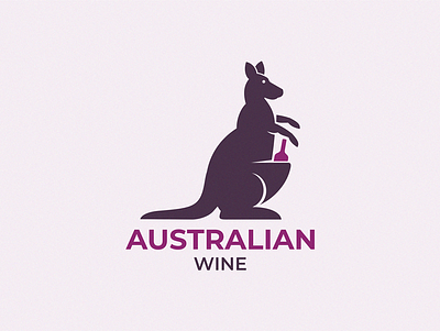 Australian wine australian kangaroo logo wine