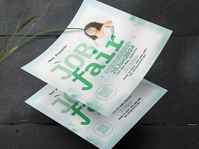 Job Fair Flayer flyer hr human resource job fair jobs print template