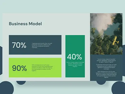 Presentation slide branding colours creative design gradients graphic design