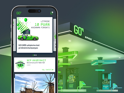 Ipragaz GO Mobile App Design gas station mobile app ui uiux ux