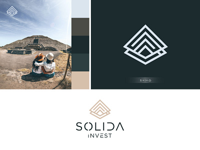 Solida Invest logo design, Insurance logo app brand branding design icon illustration invest logo logo designer minimal minimalist monogram pyramid si vector wordmark
