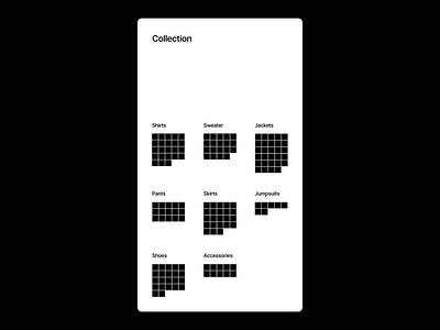 Calendar Shop Concept calendar ecommerce fashion graphic design interactive minimalistic motion graphics negative space scale ui zoom
