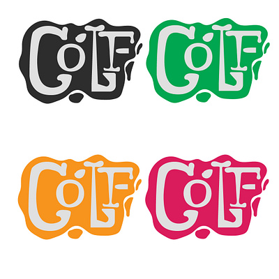 Golf logo with the mockup brand branding design graphic design illustration logo logo design photoshop