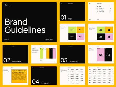 Brand Guidelines - Mixora brand guidlines branding colors colours design fonts guidlines icon logo saas tech typography