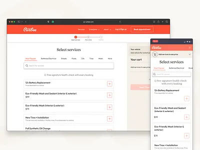 Select services - Curbee products