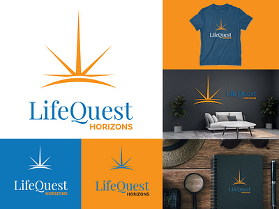 LifeQuest Horizons Identity branding identity logo