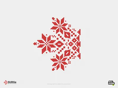 SURGe - Logo Design branding canada company icon logo design maple leaf object red logo sing ua ukrainian vector