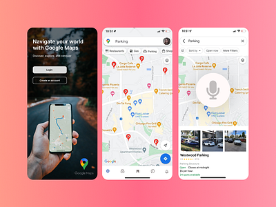 Google maps redesign maps routes speech