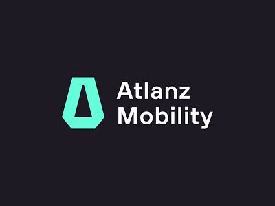 Atlanz Mobility Logo design app branding design graphic design illustration logo typography ui ux vector