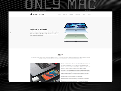 Only Mac 💻 branding graphic design minimal design ui vector web design