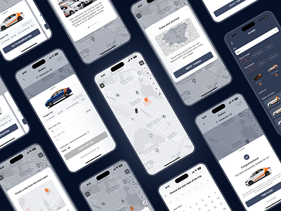 Car-sharing wireframes – Getmancar app application booking calendar car car sharing filters input map mob mobile pick date popup reservation select date ux ux design ux research wire wireframing