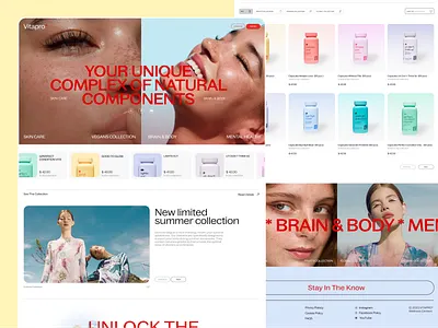 Skin Care Landing Page designs, themes, templates and downloadable 