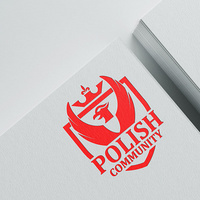 diplomat logo design art branding crowd design digitalart diplomat eagle graphic design illustration logo logodesign polish shield vector wing