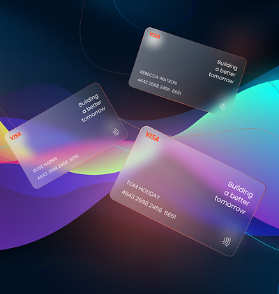 Glass card dailyui design designer digital figma prototype ui uidesign userexperience userinterface webdesign