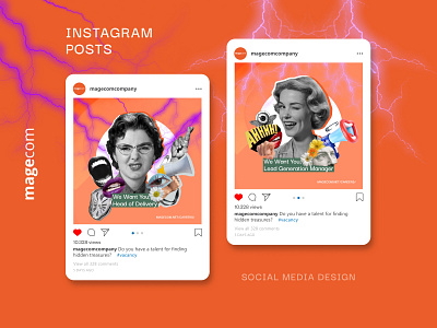 Instagram posts | Social media design brand identity design graphic graphic design illustration