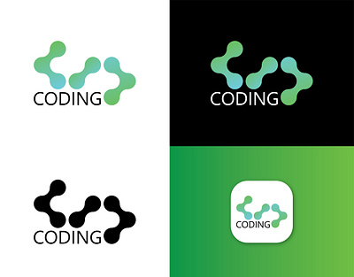 Logo, Logosai, Branding,Logodesigner, Modern, Codein Logo, Code coding creativelogo