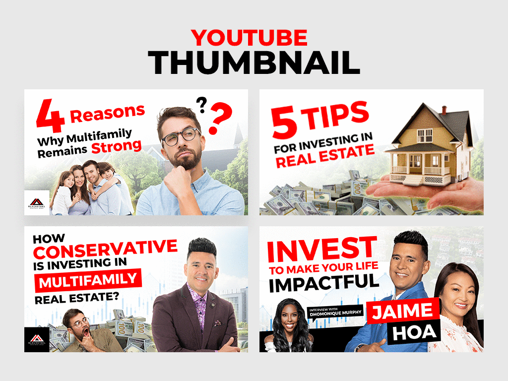 Real Estate Youtube Thumbnail Design graphic design youtube youtube thumbnail