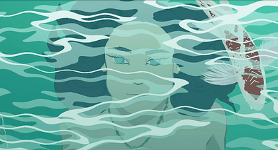 Short animation concept: "Moonflower" animation animation concept concept lake mermaid moonflower nature romantic short story siren