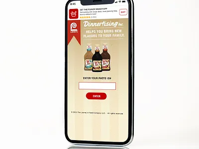 Lawrey's Dinnertising UX adobe brand campaign experiential graphic design ui ux