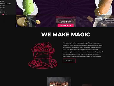 blackandbrownbakers.com css design html ui ux web designer website