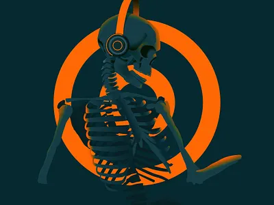 Skeleton Beats illustration