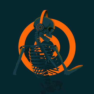 Skeleton Beats illustration