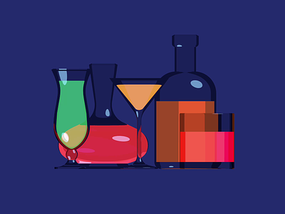 Cocktails & Decanters cocktails drinks glasses liquid night