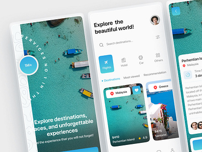 Traveler | App Design app design mobile travel ui