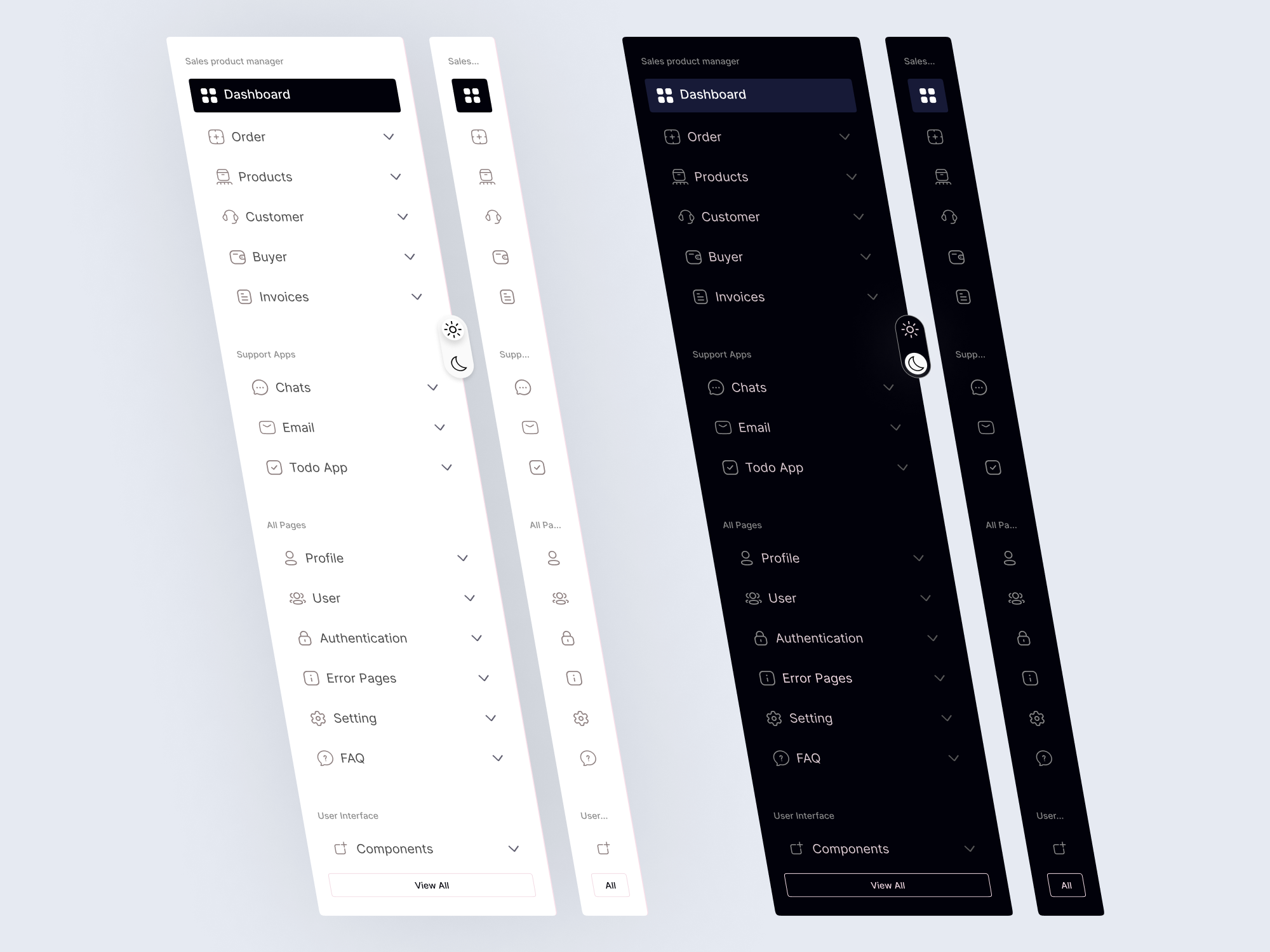 E-commerce Dashboard Sidebar Navigation - Untitled UI ahmed tamjid branding dashboard dashboard sidebar e commerce dashboard navigation bar popup side menu side nav sidebar navigation topbar ui untitled ui user interface