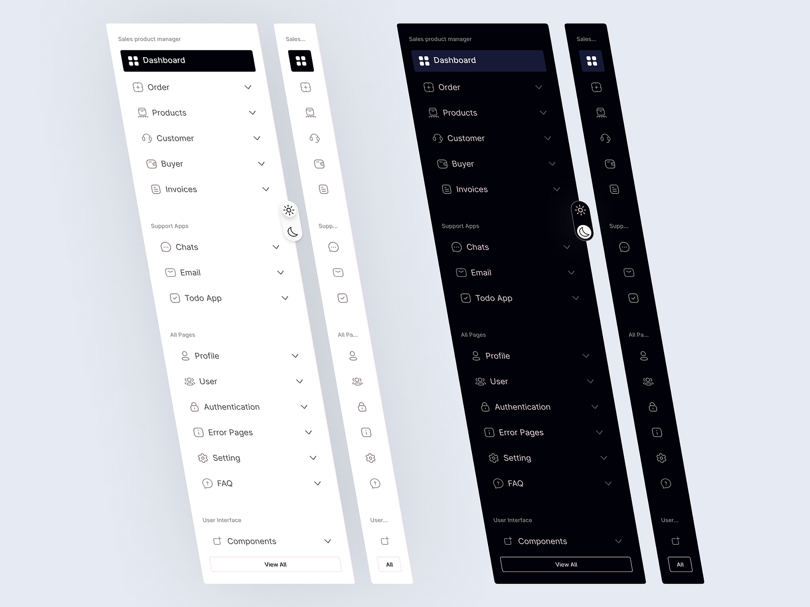 Dashboard Sidebar Navigation Untitled UI by Ahmed Tamjid
