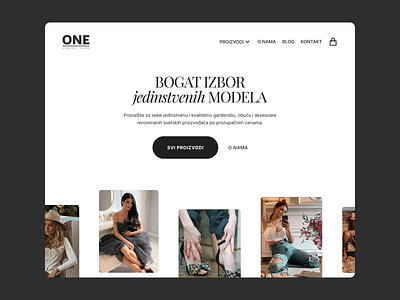 One Concept Store - E-commerce Clothes Shop clothes ecommerce design ecommerce ecommerce shop shop ui ui design ux ux design website website design