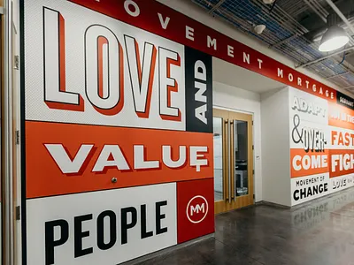 Culture Phrase Wall branding design graphic design illustration mortgage movement vector