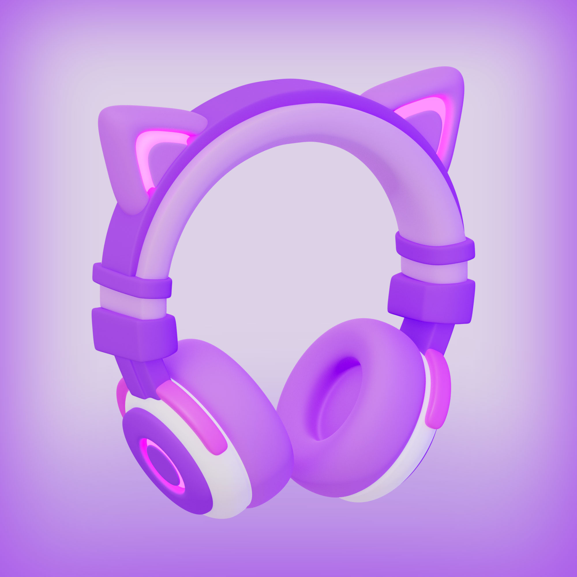 Headphone 2d 3d branding cg design graphic design illustration photoshop