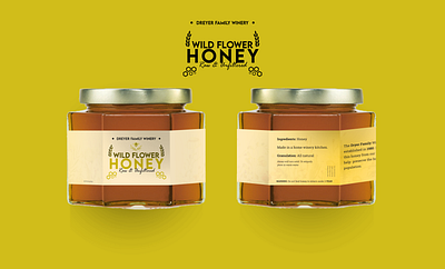 Dreyer Honey – Label and Brand Design brand branding design graphic design honey illustration label logo packaging product promotional sticker typography